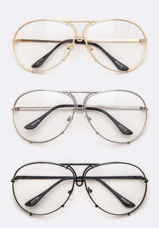 AVIATOR CLEAR LENS